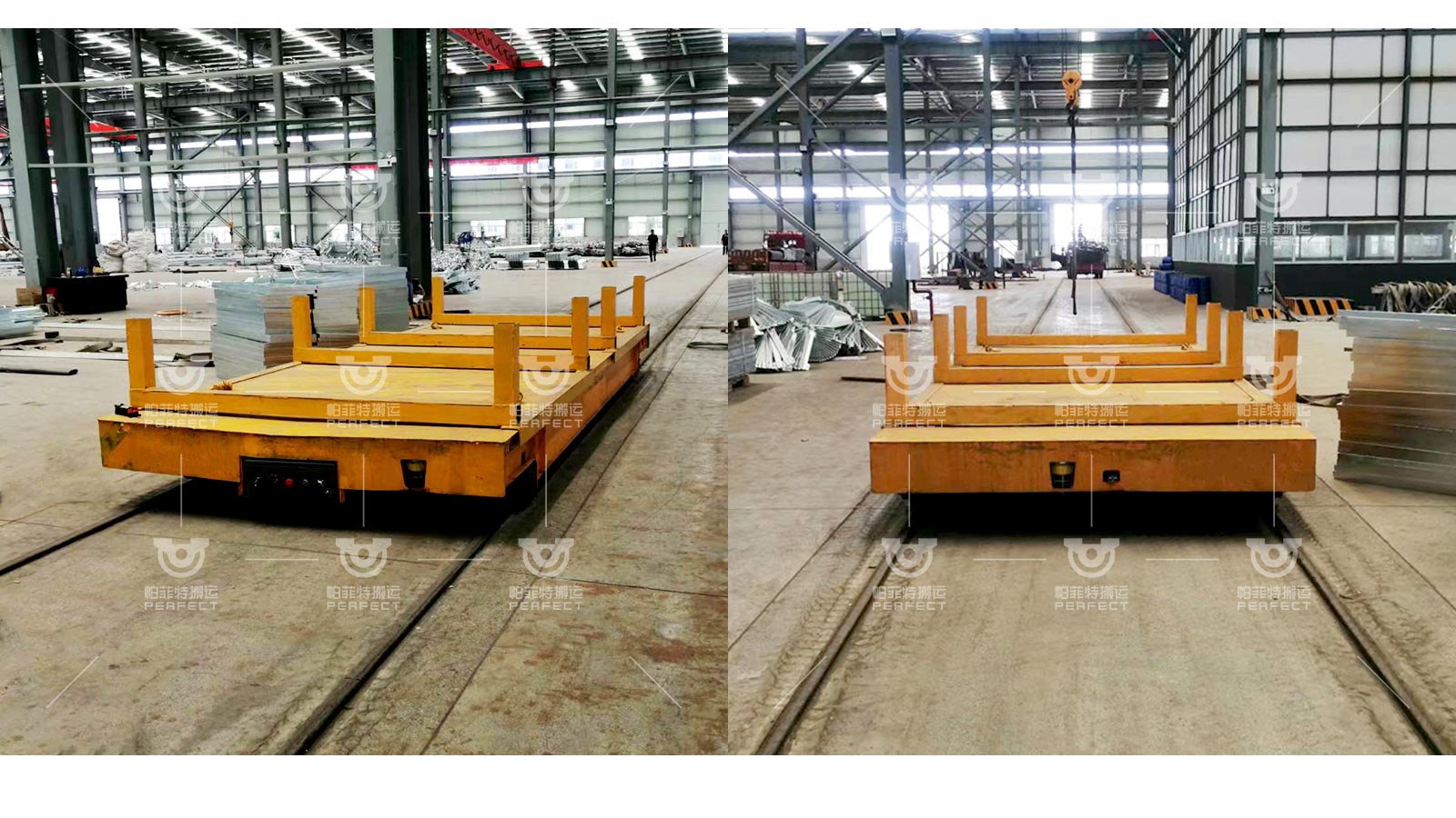 Low-voltage-rail-power-transfer-carriage